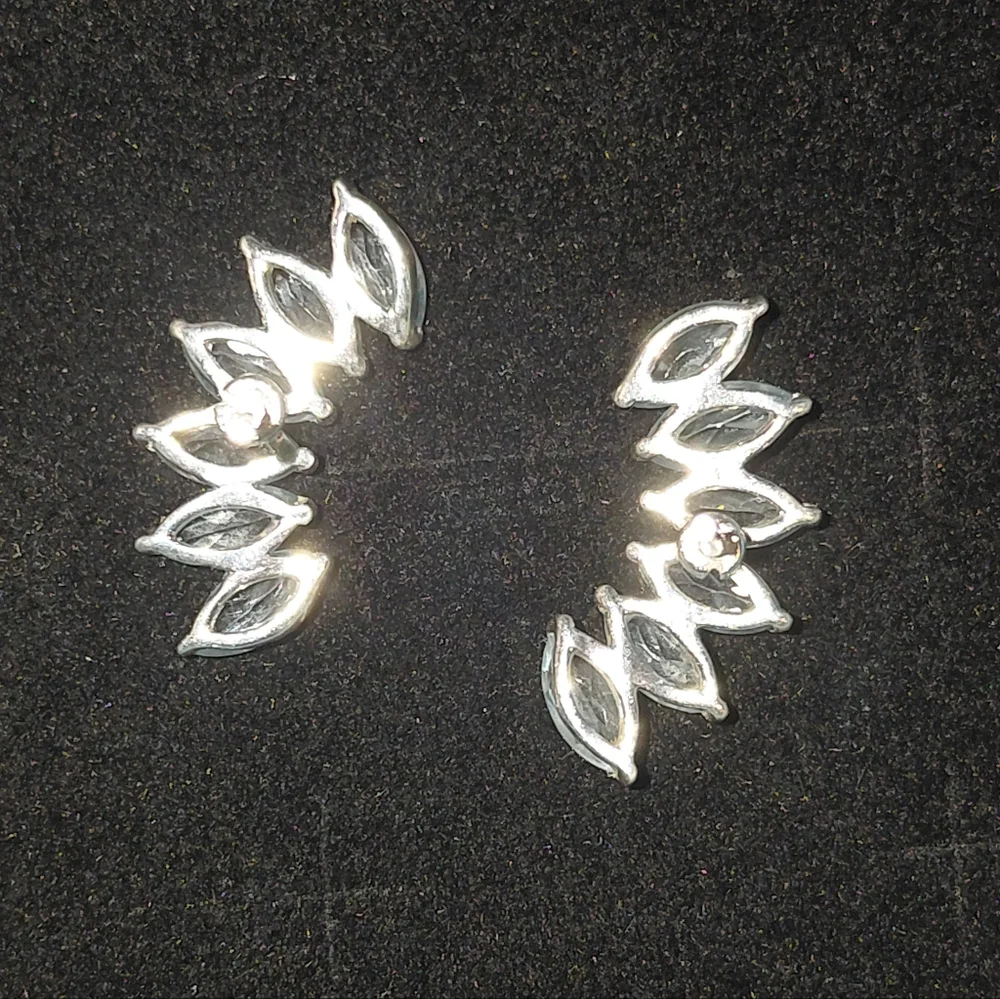 Light Blue Topaz Statement Earrings
